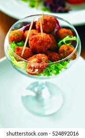 Nuggets In Cupboard, With Greenery.