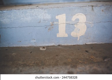 Number 13 On The Wall