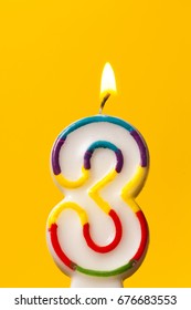 3,799 Number 3 birthday candle Images, Stock Photos & Vectors ...