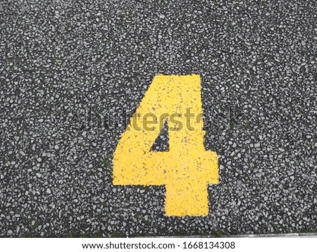 Similar – Letter A on a sign