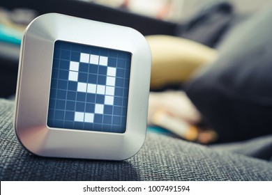 The Number 9 On A Digital Calendar, Thermostat Or Timer - Powered by Shutterstock