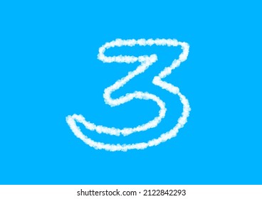 Number with clouds written numeral - Shutterstock ID 2122842293