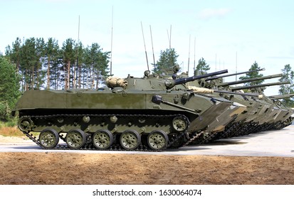 Number Combat Vehicles Modern Russian Airborne Stock Photo 1630064074 ...