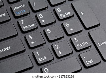 Number Keyboard Of Computer