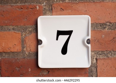 Number Seven Best Number Block Number Stock Photo 446292295 | Shutterstock