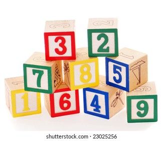 Numbered Alphabet Blocks Stacked Random Order Stock Photo (Edit Now ...