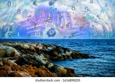 Numbers Falling Into The Water From The Sky, Numerology