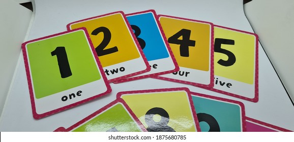 Numbers Of Flash Card For Children