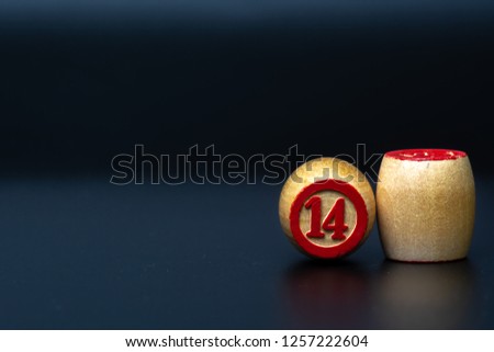numbers on wooden barrels