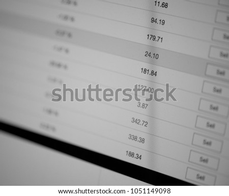 Numbers That Reflect Quote Forex Market Stock Photo Edit Now - 