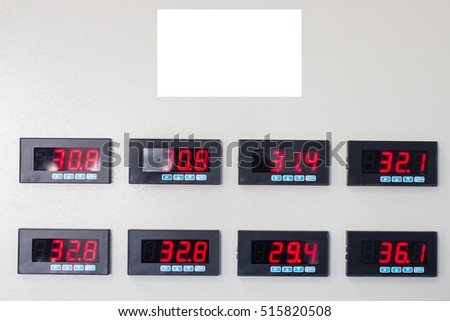 Numeric display set