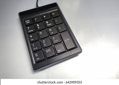 numeric keyboard or keypad isolated.