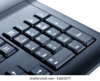 numeric pad closeup