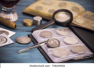numismatics, collect old coins