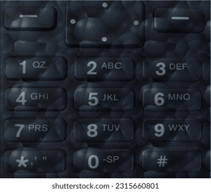 The numpad bubble texture looking good. you can count from 0 to 9 with star and hash button. use as a background and wallpaper.