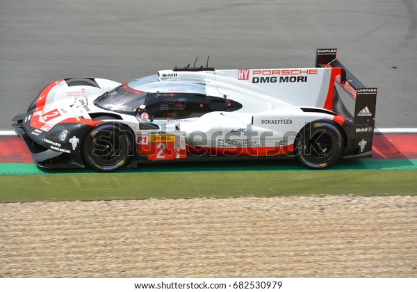 NURBURG, GERMANY - July 16: Brendon\
Hartley driving the No. 2 Porsche LMP Team 919 Hybrid during round\
4 of the FIA WEC on July 16, 2017 at Nurburg,\
Germany.