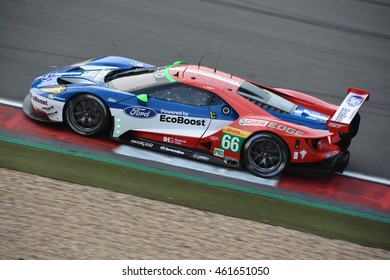 NURBURG, GERMANY - JULY 22: No. 66 Chip Ganassi Team UK Ford GT Of Stefan Mucke And Olivier Pla During Round 4 Of The FIA World Endurance Championship On July 22, 2016 At Nurburg, Germany.