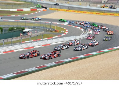 NURBURG, GERMANY - JULY 24: The Cars Lining Up For The Start Of The Race During Round 4 Of The FIA World Endurance Championship On July 24, 2016 At Nurburg, Germany.