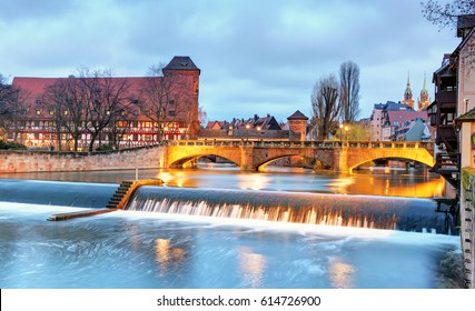 Nuremberg, Germany At Bridge.