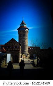 Nuremberg Imperial Castle visited daily by many people