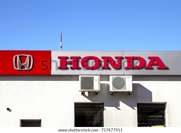 Nurnberg,\
October 2017: Honda Motor Co. Logo and Sign. Honda Manufactures\
Among the Most Reliable Cars in the\
World