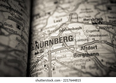 Nurnberg On The Europe Map