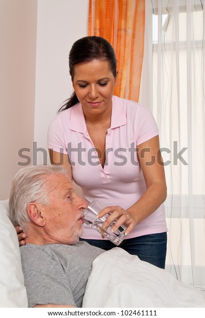 a
nurse in aged care for the elderly in nursing
homes