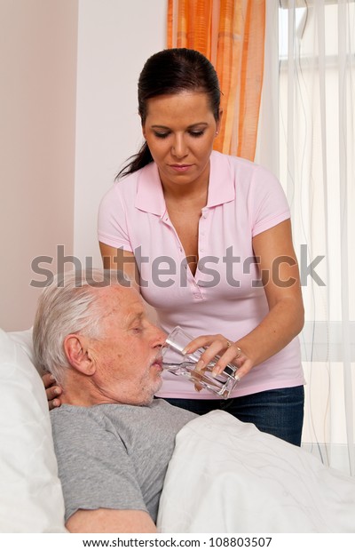 a\
nurse in aged care for the elderly in nursing\
homes