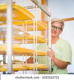 Nurse Bringing Food Service