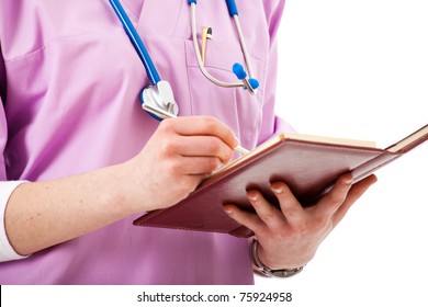 Nurse Taking Notes