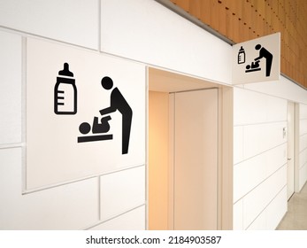 Nursing Room Entrance With Sign