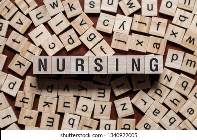 Nursing word concept