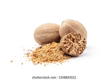 Nutmeg Isolated On White Background