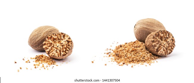 Nutmeg Isolated On White Background