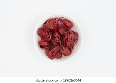 Nutmeg Mace Aril In A White Bowl