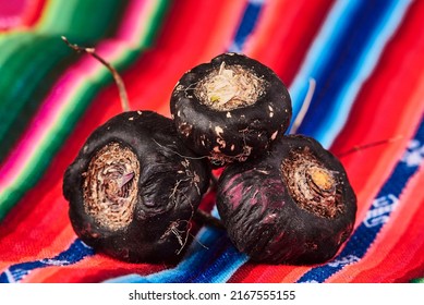 Nutrient-rich organic black maca on loom Viagra of the Incas
