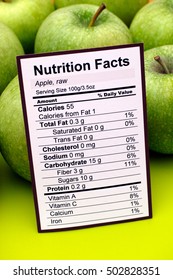 493 Apple Nutrition Facts Images, Stock Photos & Vectors | Shutterstock