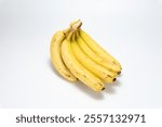 Nutritious Fruit Banana Organic Fresh Fruit White Background Material Image