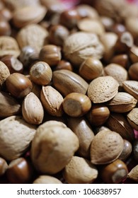 Nuts, close-up.