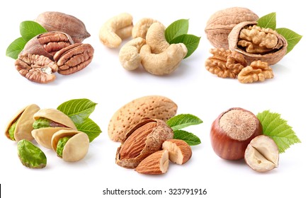 Nuts collage