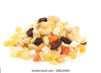 Nuts and dried fruits - Shutterstock ID 208210405