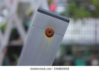 nuts that are corroded from being outside for too long