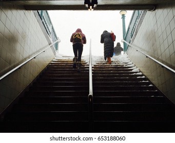 NY Subway Stairs