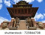 Nyatapola Temple close up, Bhaktapur, Nepal. (31-08-2017)