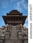 The Nyatapola Temple is an impressive pagoda-style temple located within the Bhaktapur Durbar Square complex. This five-story temple is one of the tallest pagoda structures in Nepal.