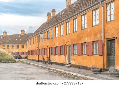 Nyboder Historic Yellow Naval Barracks District, Copenhagen, Denmark