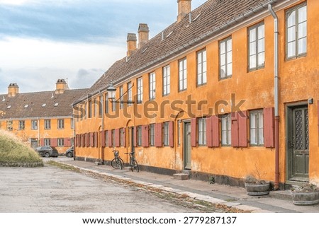 Nyboder Historic Yellow Naval Barracks District, Copenhagen, Denmark