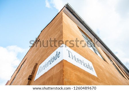 Nyboder - New [small] Houses. Built from 1757 by King Christian IV for housing the personnel and their families of the rapidly growing Royal Danish Navy. Copenhagen. Denmark.