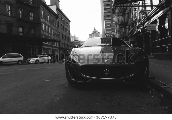 Nyc April 2015 Photo Maserati Granturismo Stock Photo Edit Now