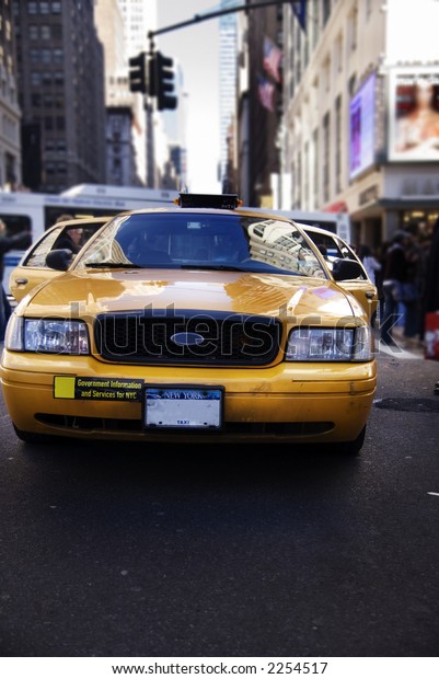 NYC Cab at Madison Square\
Garden